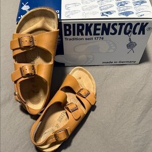 Birkenstock Brown Leather Sandals